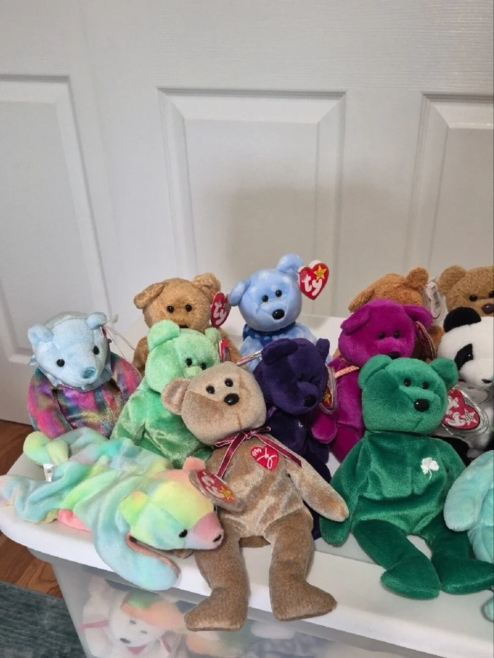 Ty Beanie Babies Plush Bear Collection - Lot Of 26